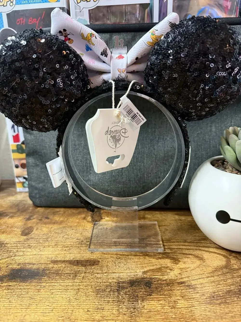 Disney Parks NWT Loungefly Mickey and Friends Fab 5 Sequin Ear Headband